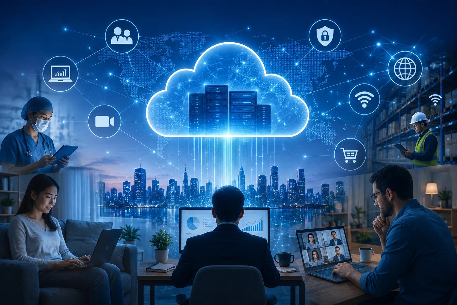Cloud Computing: The Game Changer to Uplift the Quarantined Lives